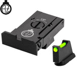 CZ 75B, CZ P-01, CZ 75 SP-01 säädettävät rautähtäimet kuituoptiikalla | tyyppi A 