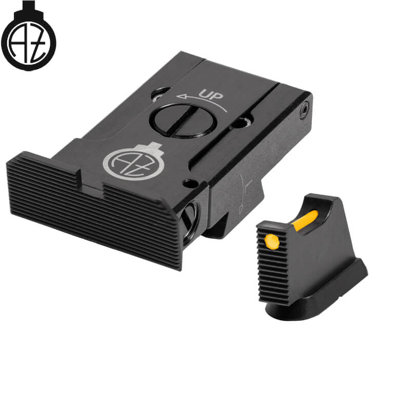 CZ 75B, CZ P-01, CZ 75 SP-01 säädettävät rautähtäimet kuituoptiikalla | tyyppi A 