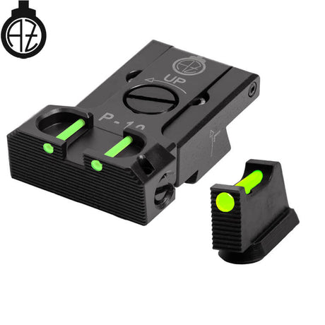 CZ P-10 säädettävät rautähtäimet kuituoptiikalla | tyyppi B