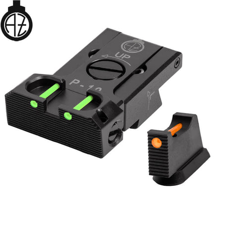CZ P-10 säädettävät rautähtäimet kuituoptiikalla | tyyppi B