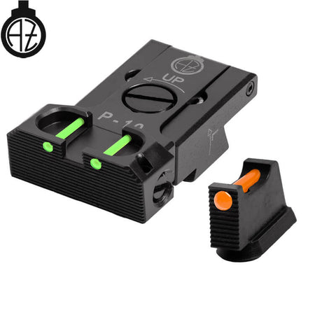 CZ P-10 säädettävät rautähtäimet kuituoptiikalla | tyyppi B