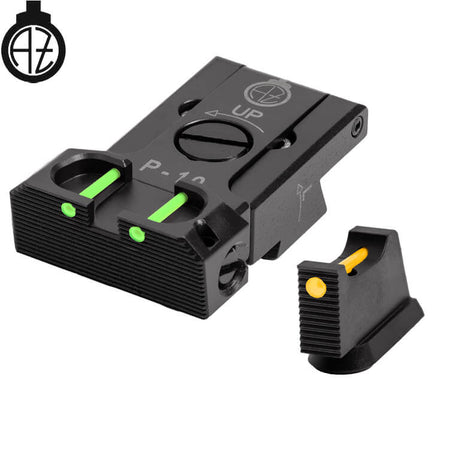 CZ P-10 säädettävät rautähtäimet kuituoptiikalla | tyyppi B