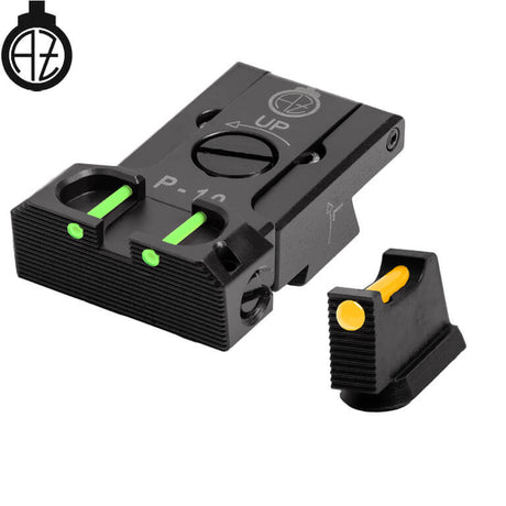 CZ P-10 säädettävät rautähtäimet kuituoptiikalla | tyyppi B