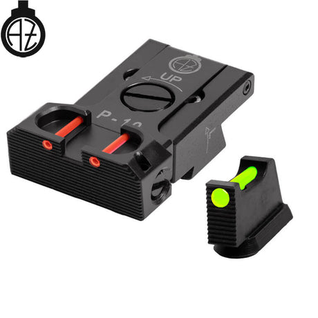 CZ P-10 säädettävät rautähtäimet kuituoptiikalla | tyyppi B