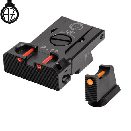 CZ P-10 säädettävät rautähtäimet kuituoptiikalla | tyyppi B