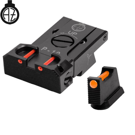 CZ P-10 säädettävät rautähtäimet kuituoptiikalla | tyyppi B