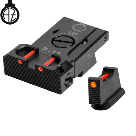 CZ P-10 säädettävät rautähtäimet kuituoptiikalla | tyyppi B