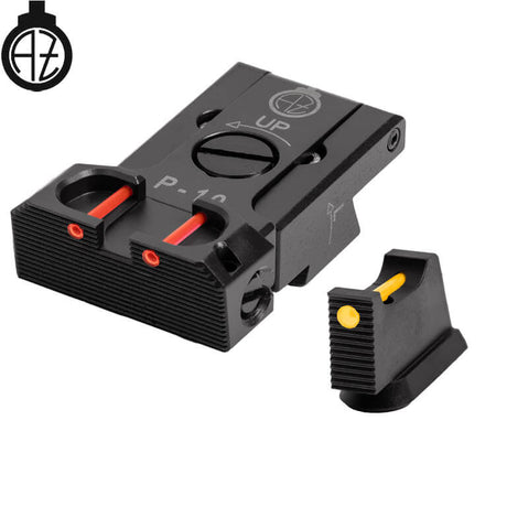 CZ P-10 säädettävät rautähtäimet kuituoptiikalla | tyyppi B