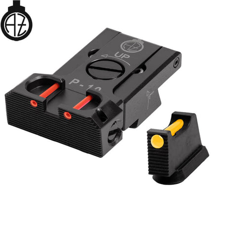 CZ P-10 säädettävät rautähtäimet kuituoptiikalla | tyyppi B