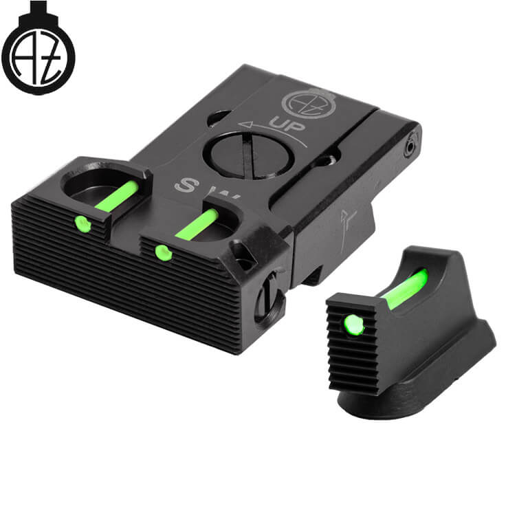 CZ Shadow 2, CZ 75 SP-01 Shadow säädettävät rautähtäimet valokuidulla | type B