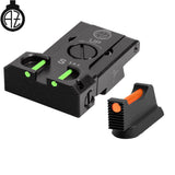 CZ Shadow 2, CZ 75 SP-01 Shadow säädettävät rautähtäimet valokuidulla | type B