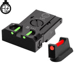 CZ Shadow 2, CZ 75 SP-01 Shadow säädettävät rautähtäimet valokuidulla | type B