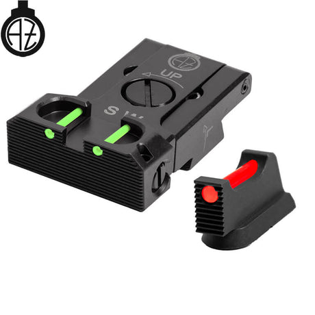 CZ Shadow 2, CZ 75 SP-01 Shadow säädettävät rautähtäimet valokuidulla | type B