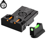 CZ Shadow 2, CZ 75 SP-01 Shadow säädettävät rautähtäimet valokuidulla | type B