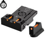 CZ Shadow 2, CZ 75 SP-01 Shadow säädettävät rautähtäimet valokuidulla | type B