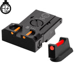 CZ Shadow 2, CZ 75 SP-01 Shadow säädettävät rautähtäimet valokuidulla | type B