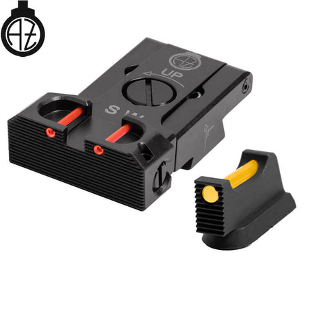 CZ Shadow 2, CZ 75 SP-01 Shadow säädettävät rautähtäimet valokuidulla | type B