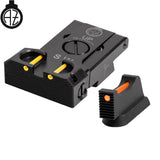 CZ Shadow 2, CZ 75 SP-01 Shadow säädettävät rautähtäimet valokuidulla | type B
