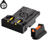 CZ Shadow 2, CZ 75 SP-01 Shadow säädettävät rautähtäimet valokuidulla | type B