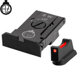 CZ Shadow 2, CZ 75 SP-01 Shadow säädettävät rautähtäimet kuituoptiikalla | type A