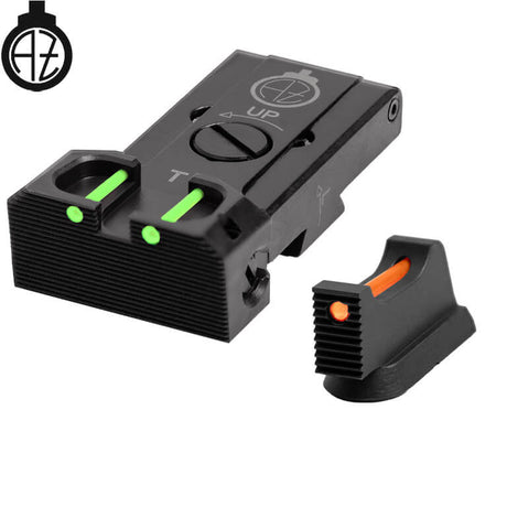 CZ TS 2, CZ TS 1 & CZ Shadow 2 Target säädettävät rautähtäimet kuituoptiikalla | type B