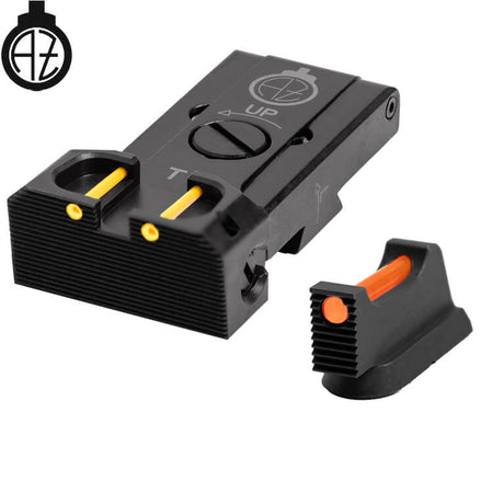 CZ TS 2, CZ TS 1 & CZ Shadow 2 Target säädettävät rautähtäimet kuituoptiikalla | type B