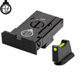 CZ 75B, CZ P-01, CZ 75 SP-01 säädettävät rautähtäimet kuituoptiikalla | type A