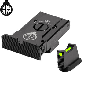 CZ 75B, CZ P-01, CZ 75 SP-01 säädettävät rautähtäimet kuituoptiikalla | tyyppi A