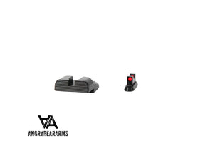 CZ P-07 CZ P-09 rautähtäimet | valokuitulla