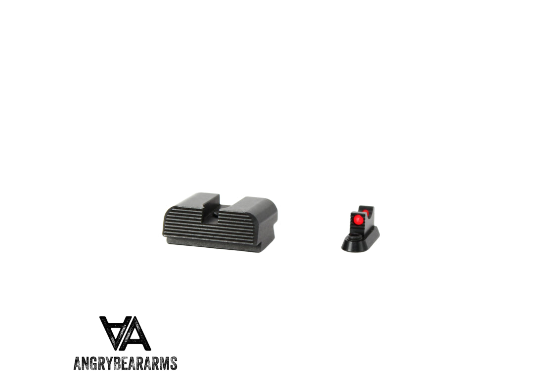 CZ P-10 Optics Ready matala urheilu tähtäimet kuituoptiikalla 