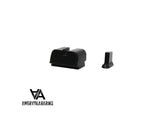 CZ P-10 Optics Ready korkeat rautähtäimet | blank