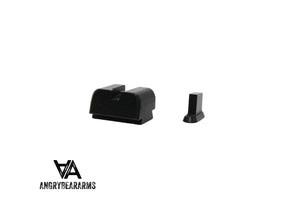 CZ P-10 Optics Ready korkeat rautähtäimet | blank