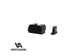 CZ P-10 Optics Ready korkeat rautähtäimet | kuituoptiikalla