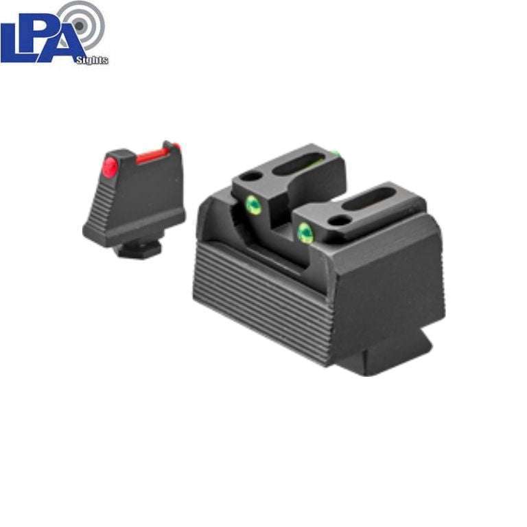 Sig P320 OR rautähtäimet - semi adjustable fiber B