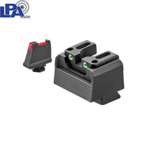 Sig P320 OR rautähtäimet - semi adjustable fiber B