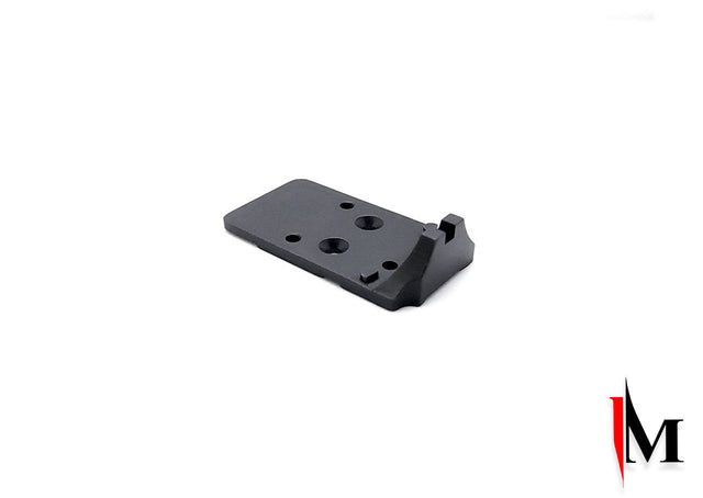 CZ Shadow 2 adapterilevy integroidulla eteen sijoitetulla takatähtäimellä | Trijicon RMR footprint