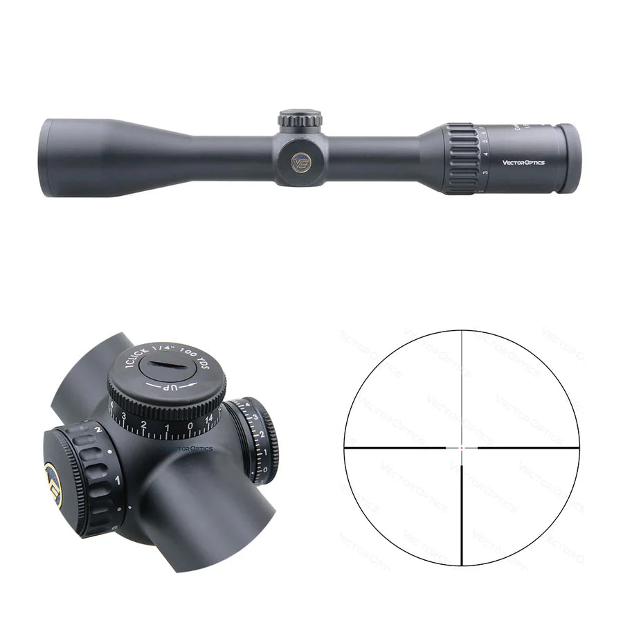 Vector Optics Continental 1.5-9x42 SFP kiväärin kiikaritähtäin 