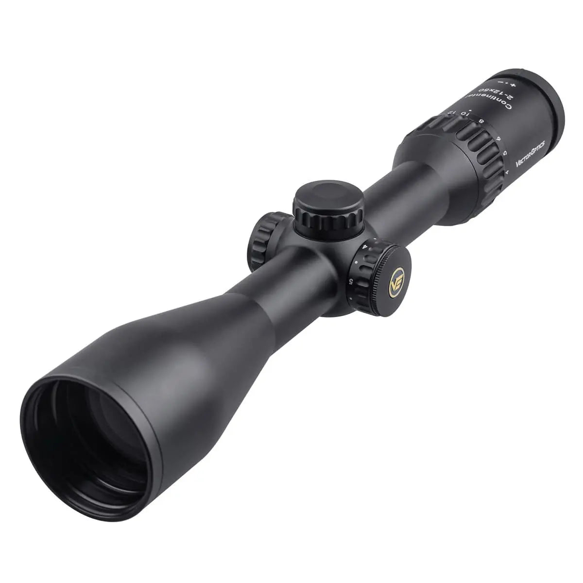 Vector Optics Continental 2-12x50 SFP kiväärin kiikari 