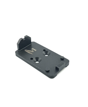 Dan Wesson DWX adapterilevy integroidulla takatähtäimellä | Trijicon RMR footprint