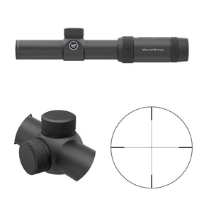 Vector Optics Forester 1-4x24SFP kiväärin kiikaritähtäin