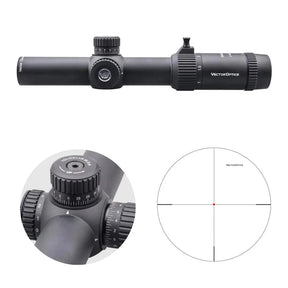Vector Optics Forester 1-5x24SFP GenII kiväärin kiikaritähtäin