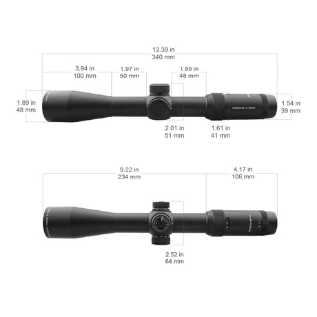 Vector Optics Forester 2-10x40SFP kiväärin kiikaritähtäin
