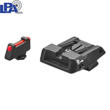 Säädettävät rautähtäimet Glock [G17 G19 G26 & other] | with fiber optics
