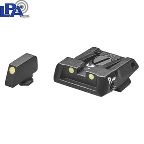 Säädettävät rautähtäimet Glock [G17 G19 G26 & other] | luminoivilla pisteillä