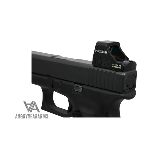 Glock [G17, G19, G26 & other] punapistetähtäinkiinnike | Holosun K-series footprint
