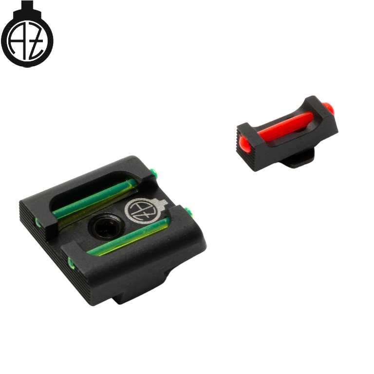 Glock [G17, G19, G26 & muut] urheilu tähtäimet kuituoptiikalla | tyyppi B 
