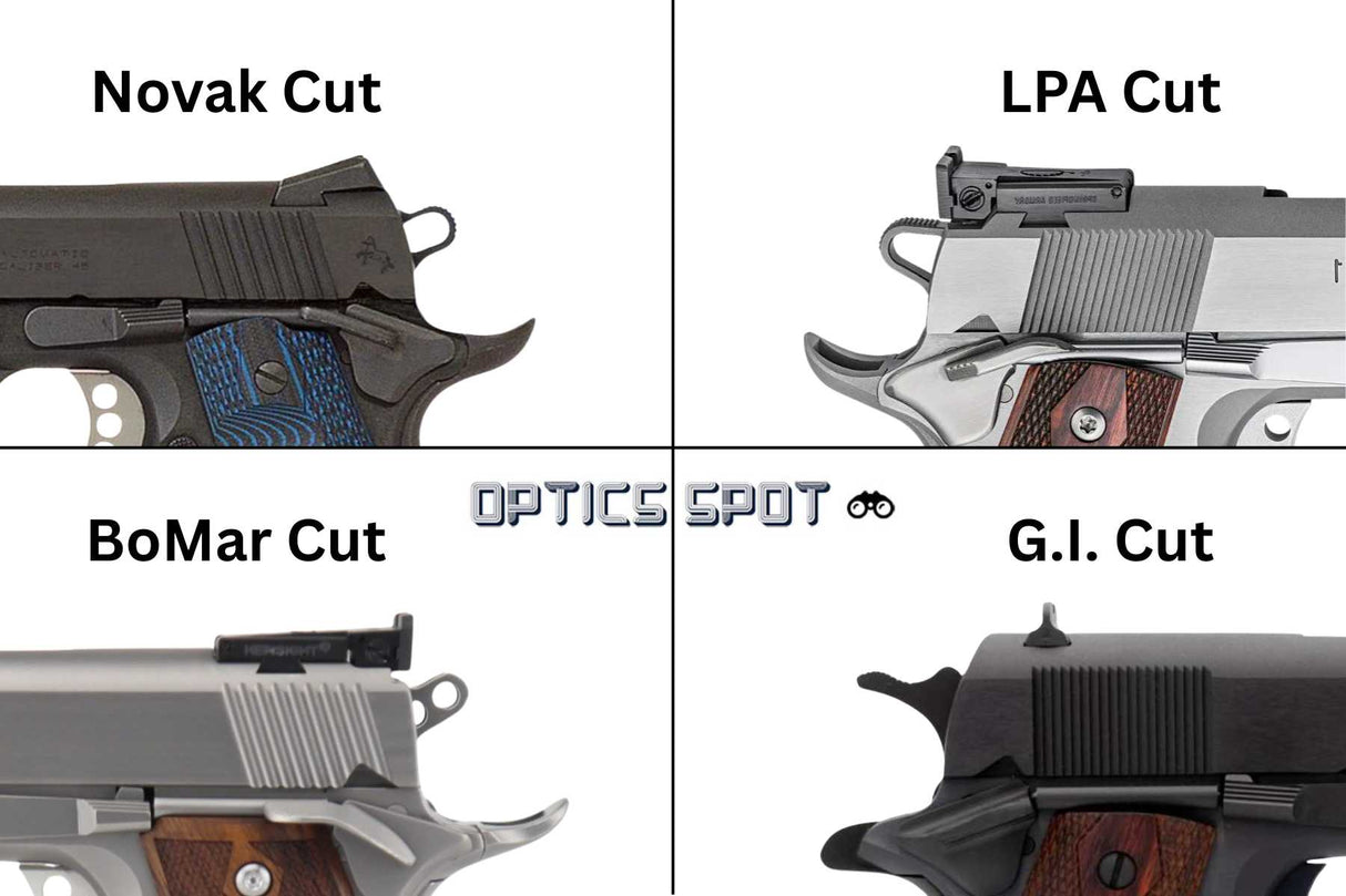 1911 [G.I. Cut] punapistetähtäinkiinnike | Trijicon RMR footprint EGW