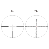 Vector Optics Orion Pro Max 6-24x50 MIL HD FFP kiväärin tähtäin 