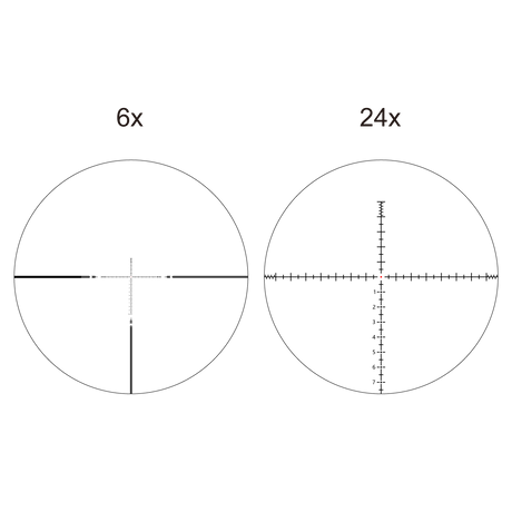 Vector Optics Orion Pro Max 6-24x50 MIL HD FFP kiväärin kiikaritähtäin