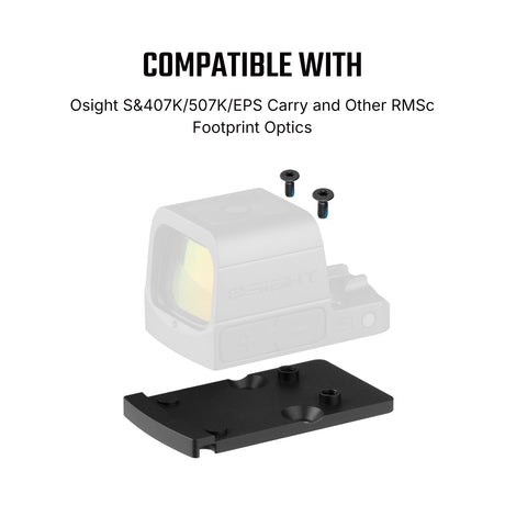 Footprint adapteri | from Trijicon RMR to Shield RMSc & K-series footprint
